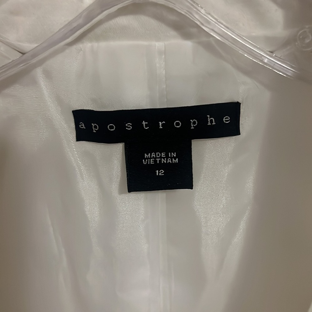 Apostrophe White Blazer - image 2